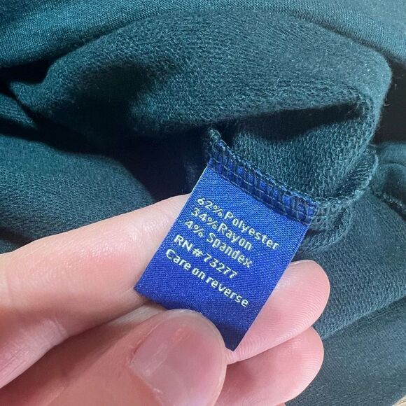 Apt. 9 Women's Crew Neck Pullover Embellished Sweater Forest Green Sz Medium NWT - Picture 8 of 9